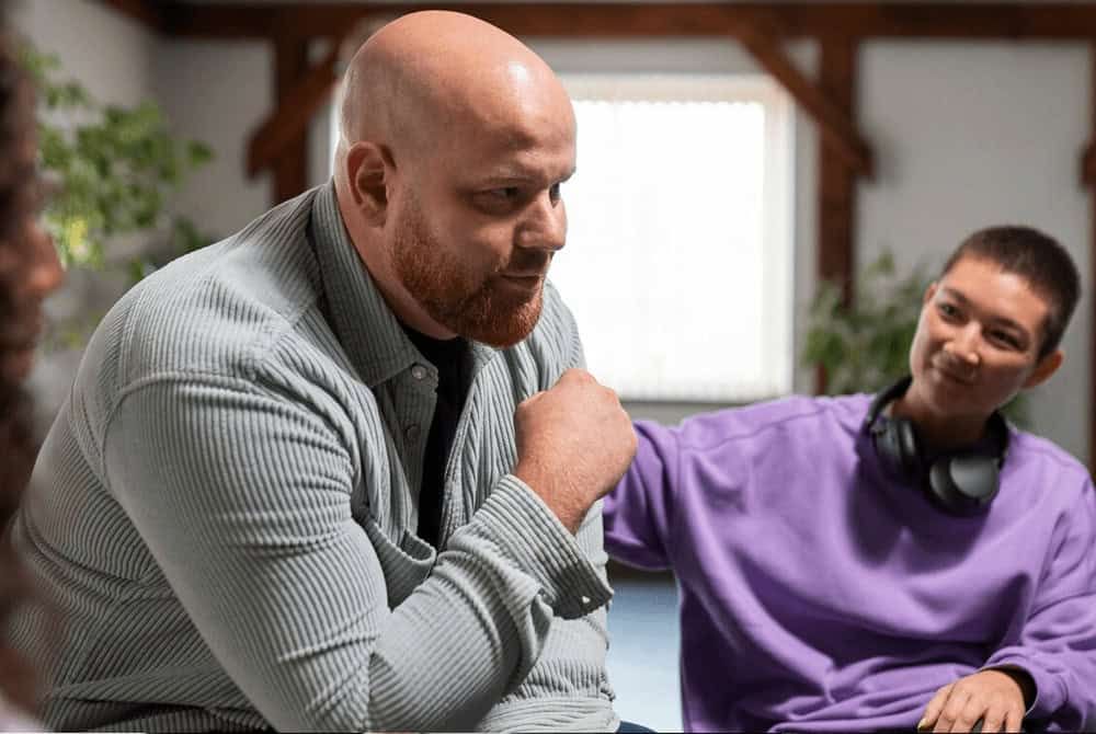 Group therapy session at the Drug and Alcohol Rehab Center in Murfreesboro, fostering support and community among participants.