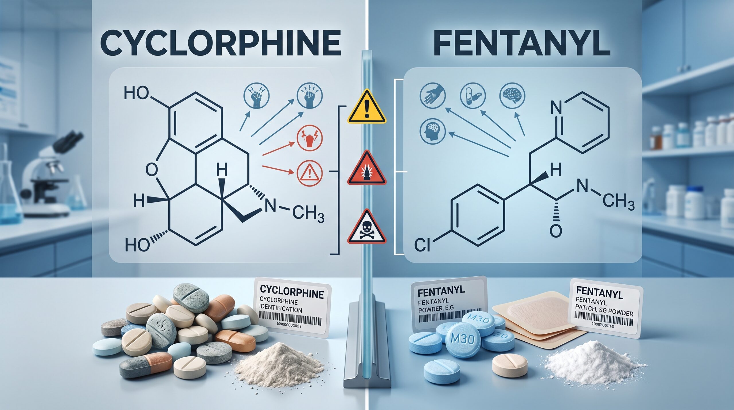 Learn what cyclorphine is, why emerging synthetic opioids are being mixed with fentanyl, overdose risks, naloxone, withdrawal, and treatment.